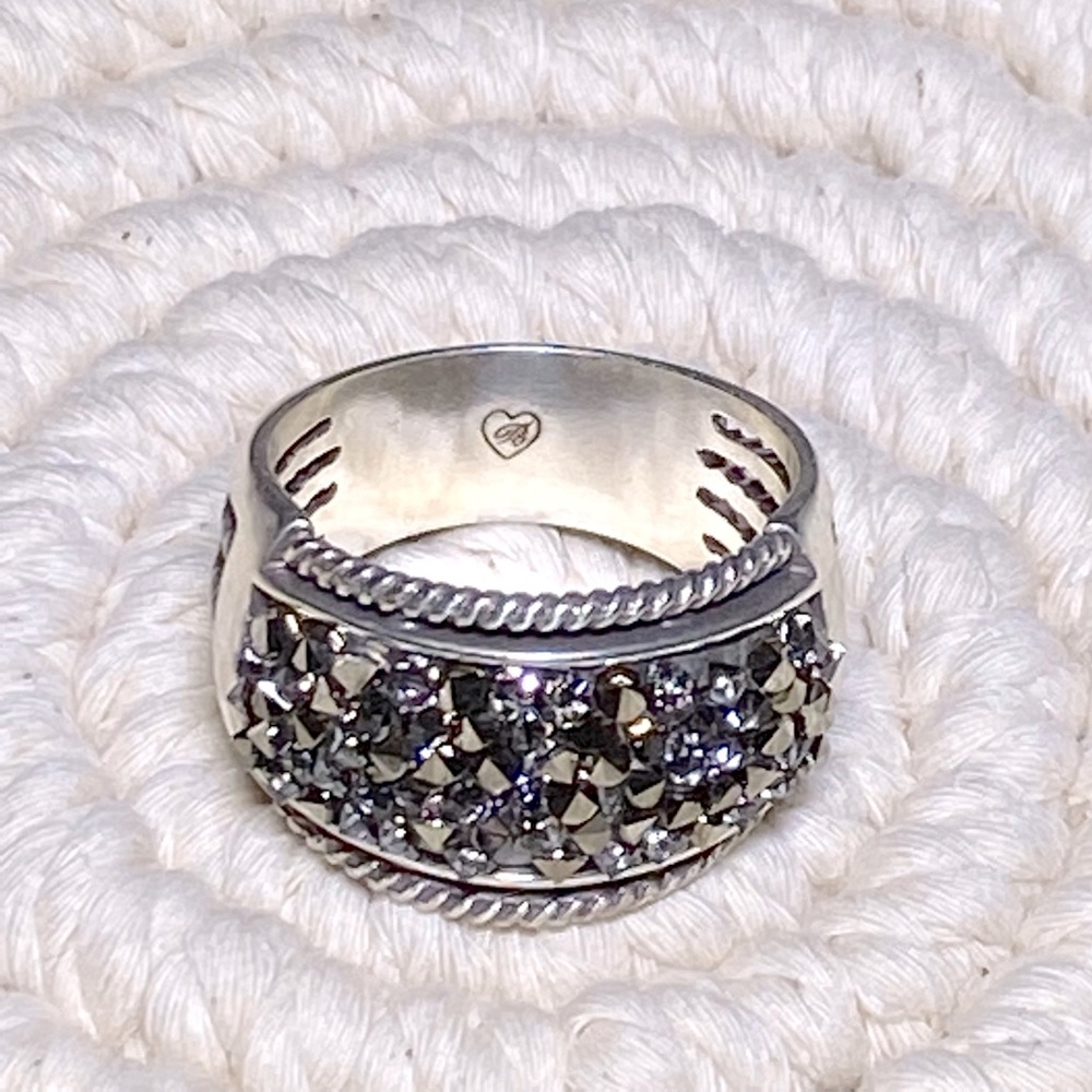 Retired-Brighton Marcasite Ring Jewelry